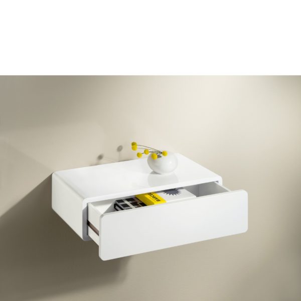 CASSY Shelf with Drawer | White | 51x27.5x13.5cm - Image 13