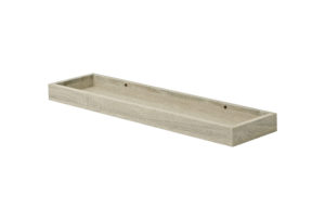 Vintage Oak Floating Multi Shelf 60x15x4cm