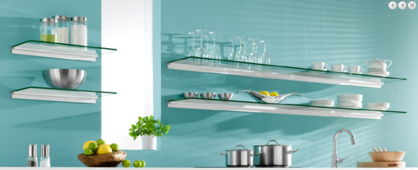 115x20x1cm <br> Glass Shelf + Shelf Slot Bracket - Image 8