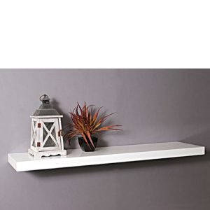 Gloss White Floating Shelf 120x25x5cm