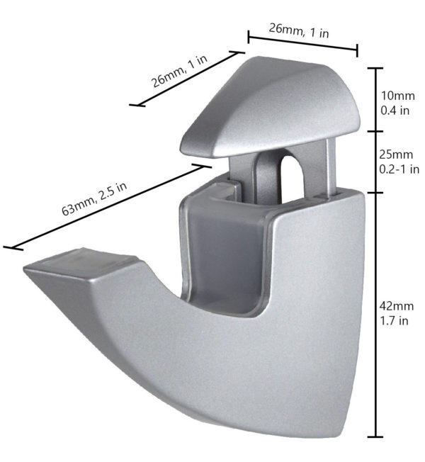 Scoop Bracket White (pair) - Image 2