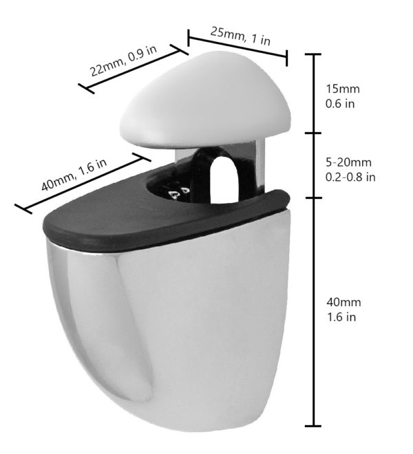Stainless Brackets (JAM) (pair) - Image 2