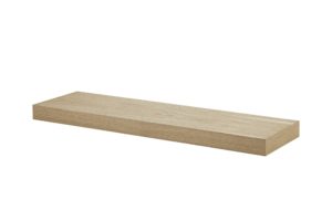 Floating Shelf Kit | Brushed Oak | 90x25x5cm