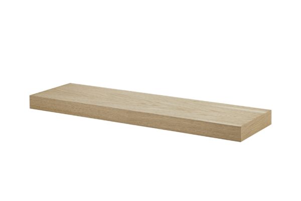 Floating Shelf Kit | Brushed Oak | 115x25x5cm