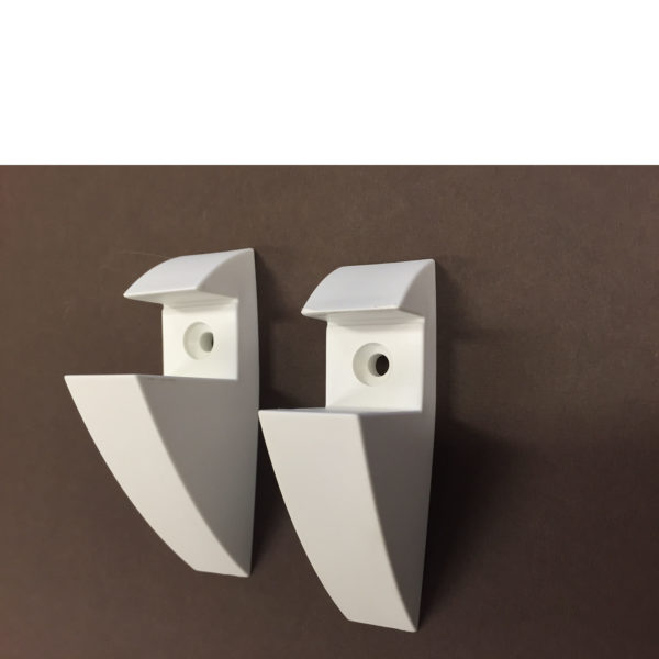 White Sumo Clip Bracket (Pair) - Image 3