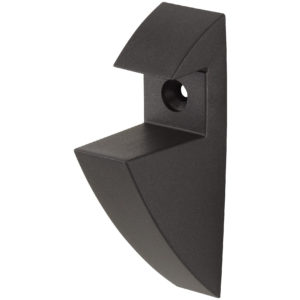 Black Glass Shelf Clips 0.8cm (Pair)