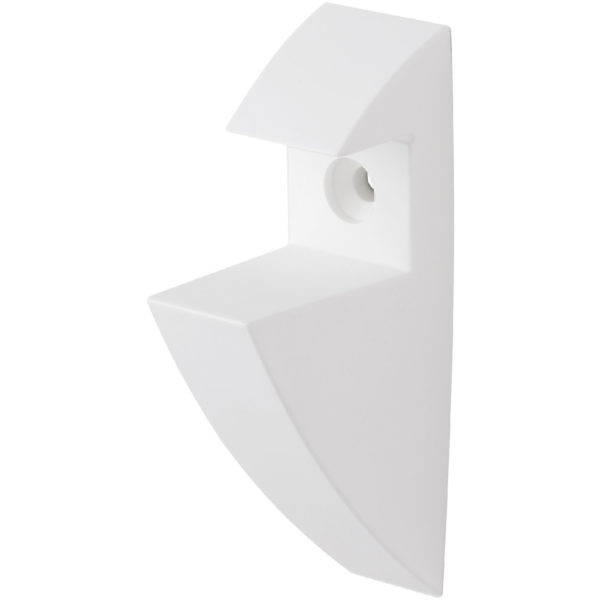 White Glass Shelf Clips 0.8cm (pair)