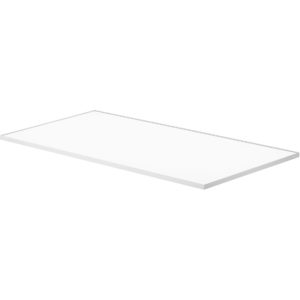 80x15x0.8cm <br> White Glass Shelf
