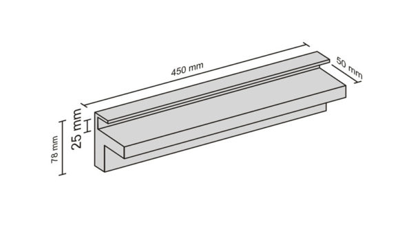 Sumo Slot Bracket  45x2.5cm - Image 7