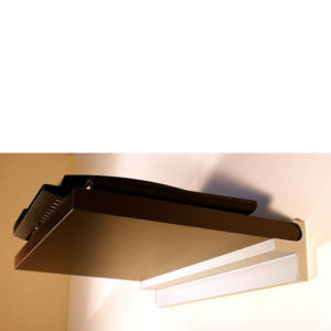 Black Shelf Slot Kit 45x40x2.5cm