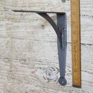 Gallows hand-forged penny end iron shelf bracket 18x218cm (each)