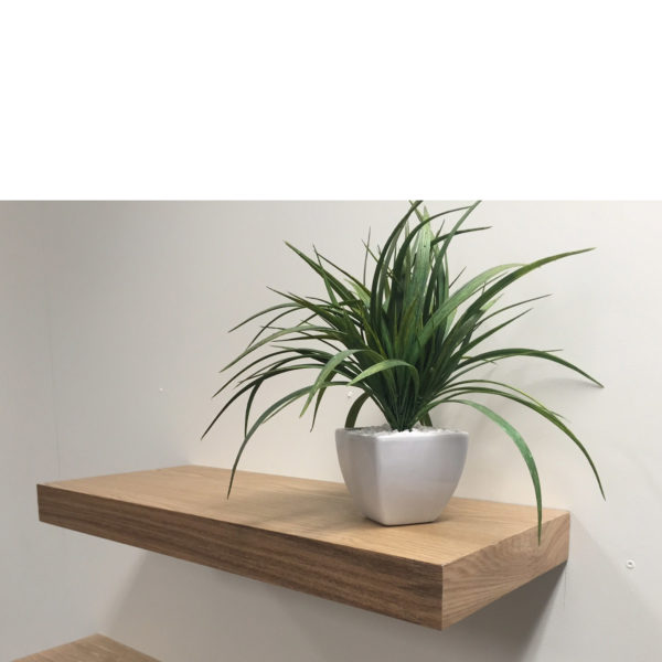 Rustic Ash floating shelf 90x25x5cm - Image 2
