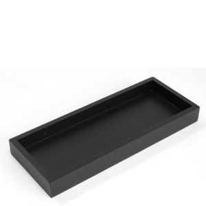 Black Floating Multi Shelf  40x15x4cm