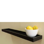 Espresso Floating Multi Shelf <br> 80x15x4cm