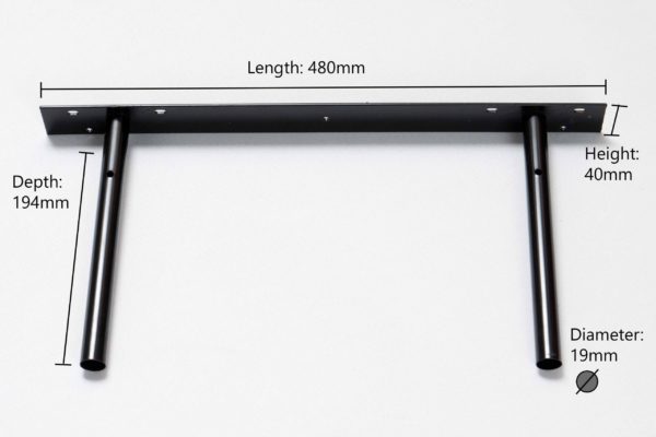 Floating Shelf Bracket 48Lx19.4Dx4Hcm - Image 2
