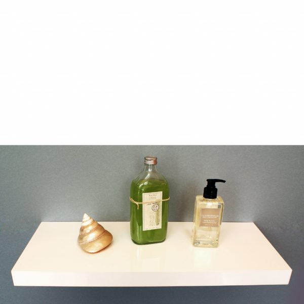 Gloss White Floating Shelf 60x25x3.8cm