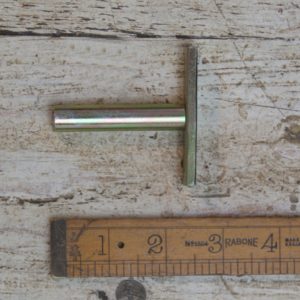 Floating shelf bracket with horizontal adjustment 6.5x1.6cm