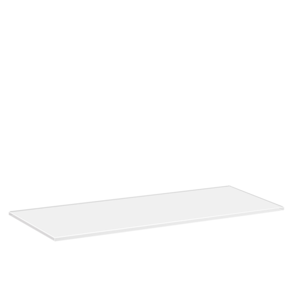 80x20x0.8cm <br>  White Glass Shelf - Image 3