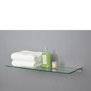 Toughened Glass Shelf Kit 80x25x0.8cm