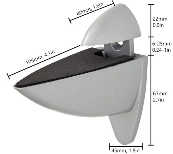 ARA White Bracket (pair) - Image 2