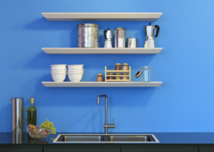 Beveled edge shelves 80x25x3.8cm  Triple Deal