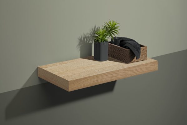 Floating Shelf Kit | Brushed oak | 44.5x25x5cm - Image 2