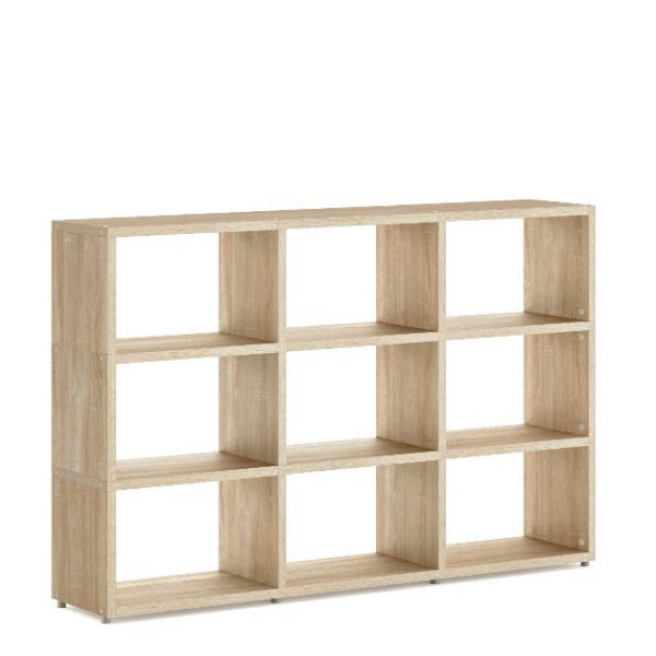 Modular 9 Wide Cube Oak <br> 173.8L x 109.6H x 32.8D - Image 2
