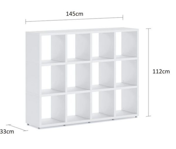Modular 4×3 White <br> 145.2L x 111.6 x 32.8D - Image 3