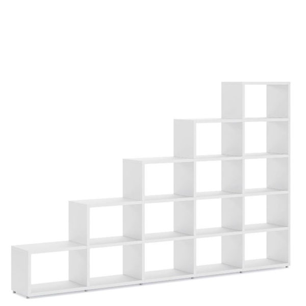 Modular Wide 5 Step White <br> 287.8L x 180.8H x 32.8D - Image 2