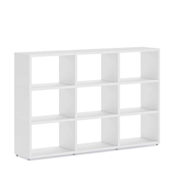 Modular 9 Wide Cube White <br> 173.8L x 109.6H x 32.8D - Image 2