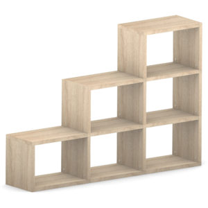 Oak Modular Wide 3 Step <br> 173.8L x 111.6H x 32.8D