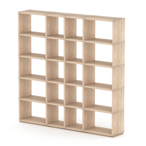 Modular 5×4 Mix Oak <br> 180.8L x 182.8H x 32.8D