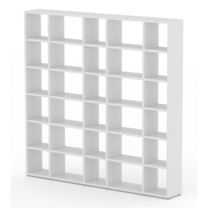 White Modular 5×6 Mix <br> 223.6L x 218H x 32.8D <br>