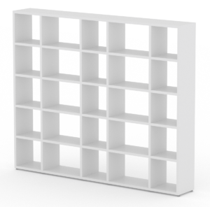White Modular 5×5 Mix <br> 223.6L x 180.8H x 32.8D