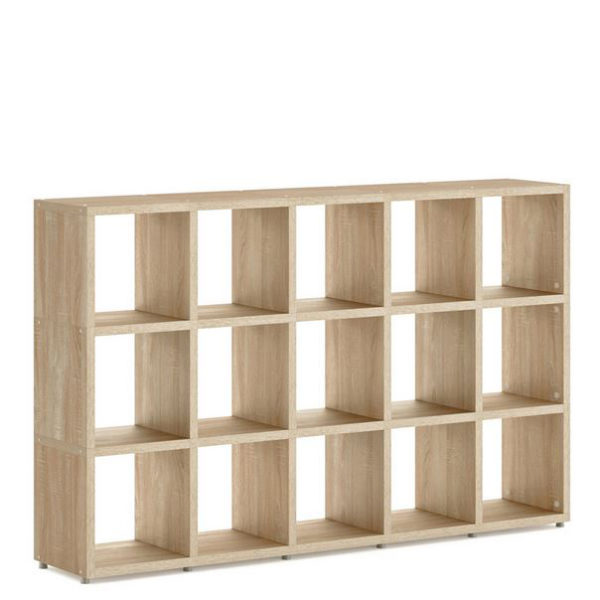 Oak Modular 3×5 Cube <br> 180.8L x 109.6H x 32.8D - Image 3