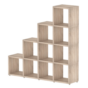 Modular 4 Step Oak <br> 145.2L x 147.2H x 32.8D
