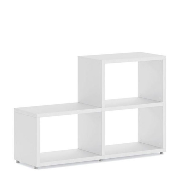 White Modular Wide 2 Step <br> 116.8L x 74H x 32.8D - Image 3