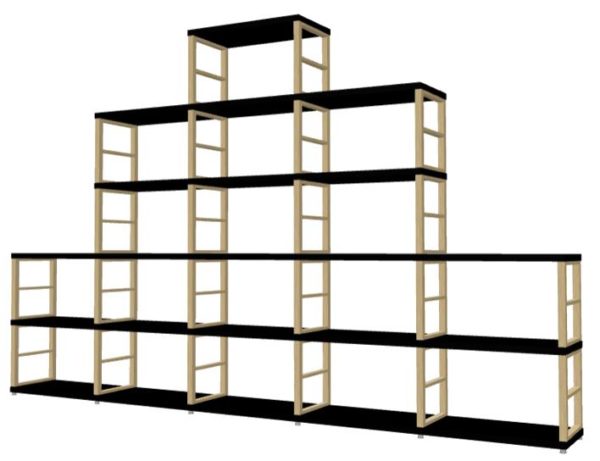 Boon maxx black & oak 55-33-1 pyramid