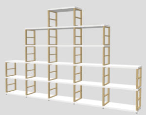 Boon maxx white & oak 55-33-1 pyramid