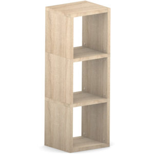 Modular Triple Oak <br> 38.4L x 111.6H x 32.8D