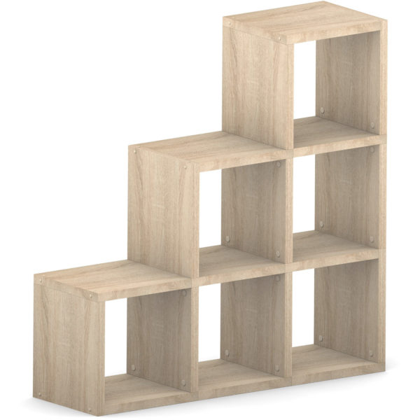 Modular 3 Step Oak <br> 109.6L x 111.6H x 32.8D