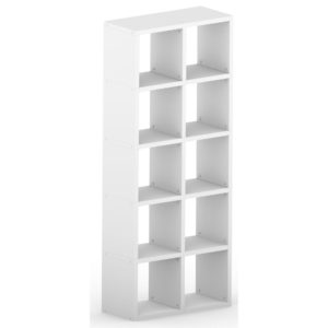 Modular 10 Cube White <br> 74L x 182.8H x 32.8D