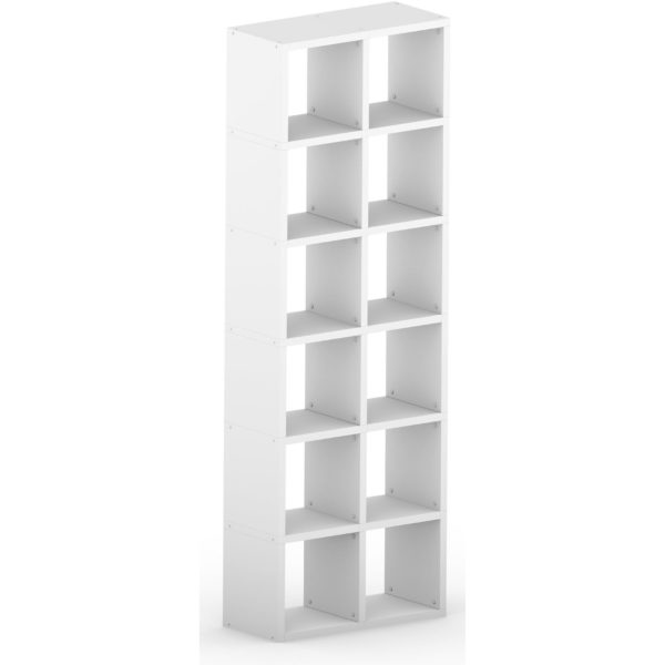 Modular 12 Cube White <br> 74L x 220H x 32.8D