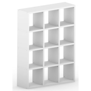 Modular 12 Cube White <br> 109.6L x 145.2H x 32.8Dmm