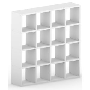 Modular 16 Cube White <br> 145.2L x 145.2H x 32.8D