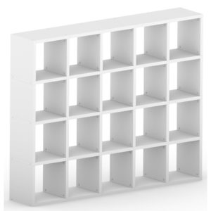 Modular 20 Cube White <br> 180.8L x 147.2H x 32.8D