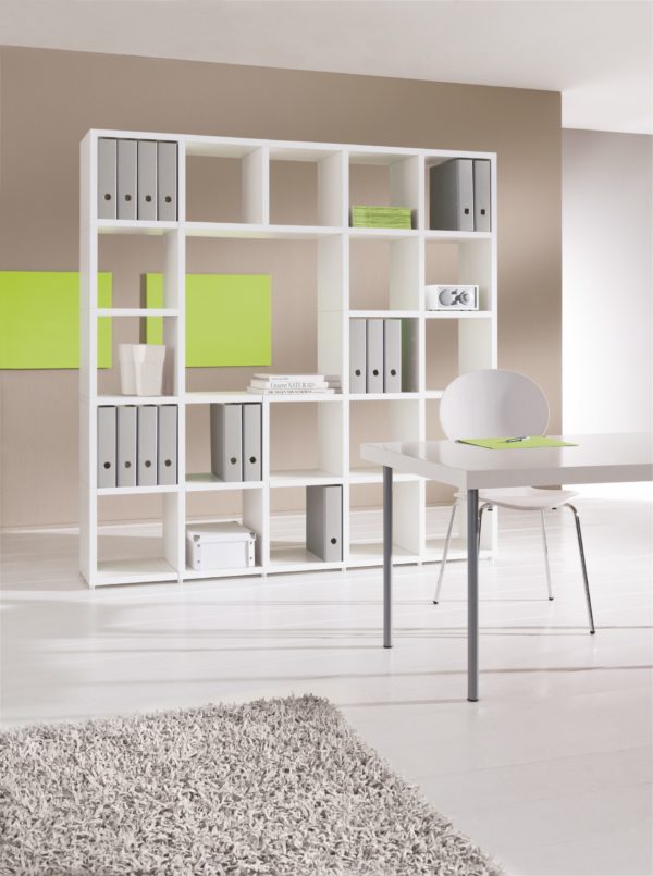 White Modular 5×5 Mix <br> 223.6L x 180.8H x 32.8D - Image 2