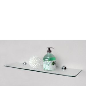 Clear Glass Shelf Kit 60x15x0.6cm