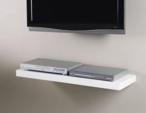 Floating Shelf Kit | Satin White | 90x30x5cm
