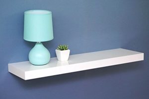Gloss White Floating Shelf 90x25x5cm